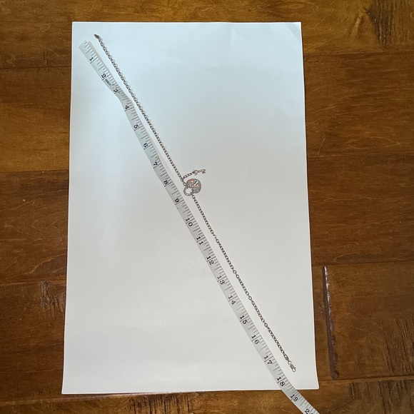 Solid Stamped 925 Sterling Silver Rolo Link Chain CZ Diamond Heart Padlock & Key - Picture 5 of 14